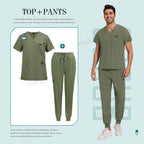 Unisex Multicolor Medical Scrub Sets