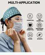 Cartoon Print Medical Scrub Cap