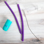 Silicone Straw Set with Brush