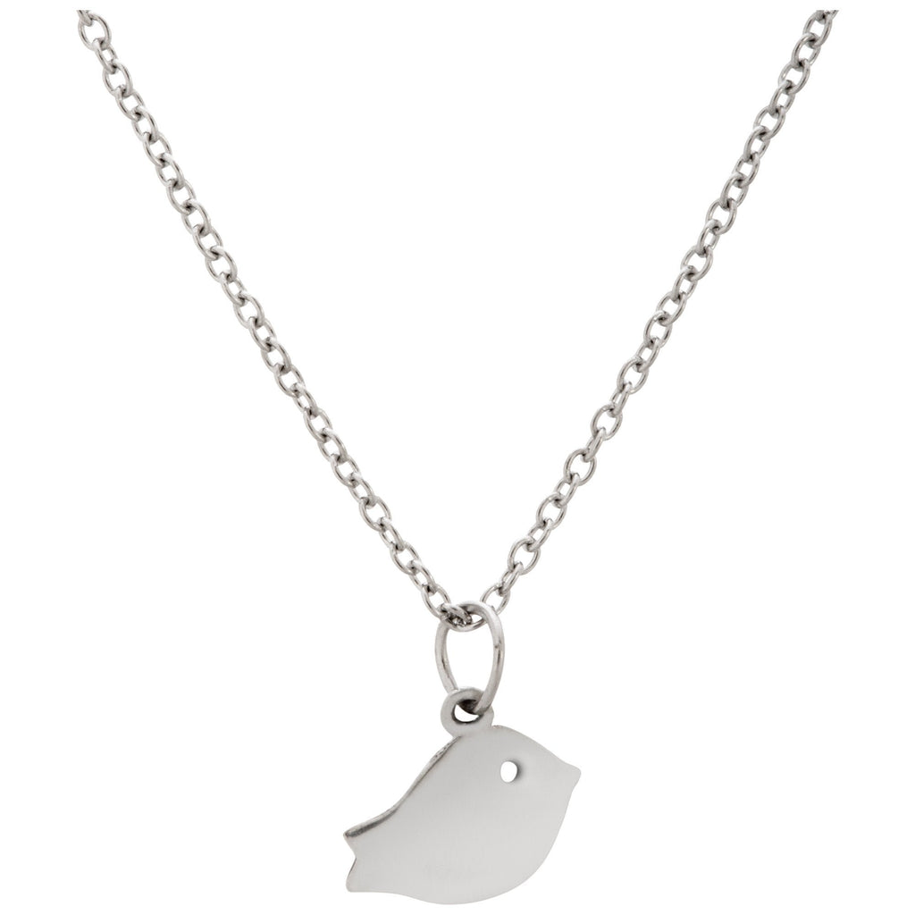 Baby Bird Friends Pewter Necklaces - Set of 2