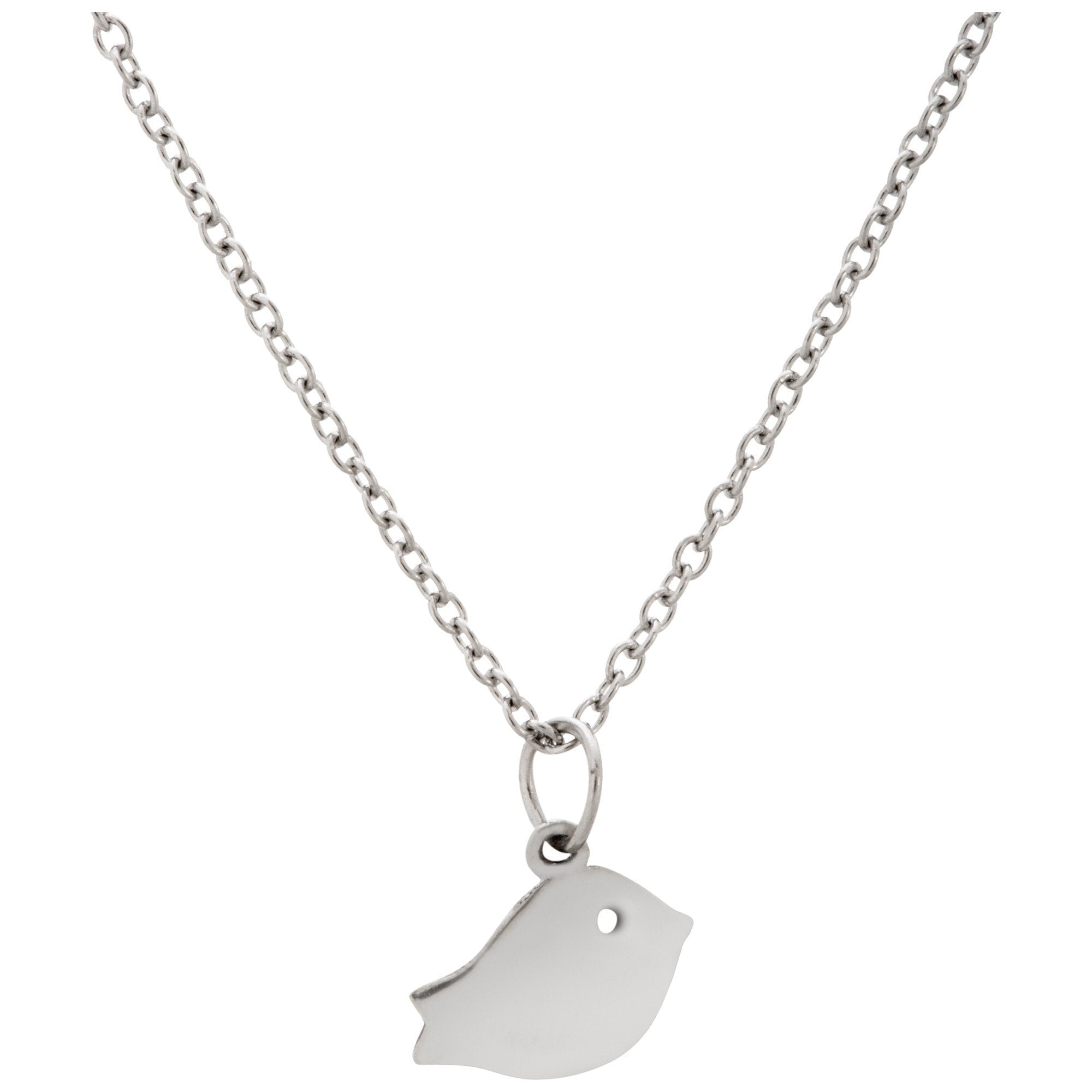 Baby Bird Friends Pewter Necklaces - Set of 2