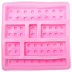 Building Blocks Novelty Ice Cube Trays - Set of 5