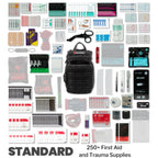 My Medic Recon First Aid Kit Backpack with Emergency Medical Supplies, Black MM-KIT-RCN-STN-BLK