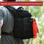 My Medic Recon First Aid Kit Backpack with Emergency Medical Supplies - Red MM-KIT-U-LG-RED-STN