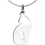 Feline Instincts Sterling Necklace