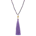Purple Tassel Necklace!