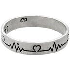 Pulse of My Heart Sterling Ring