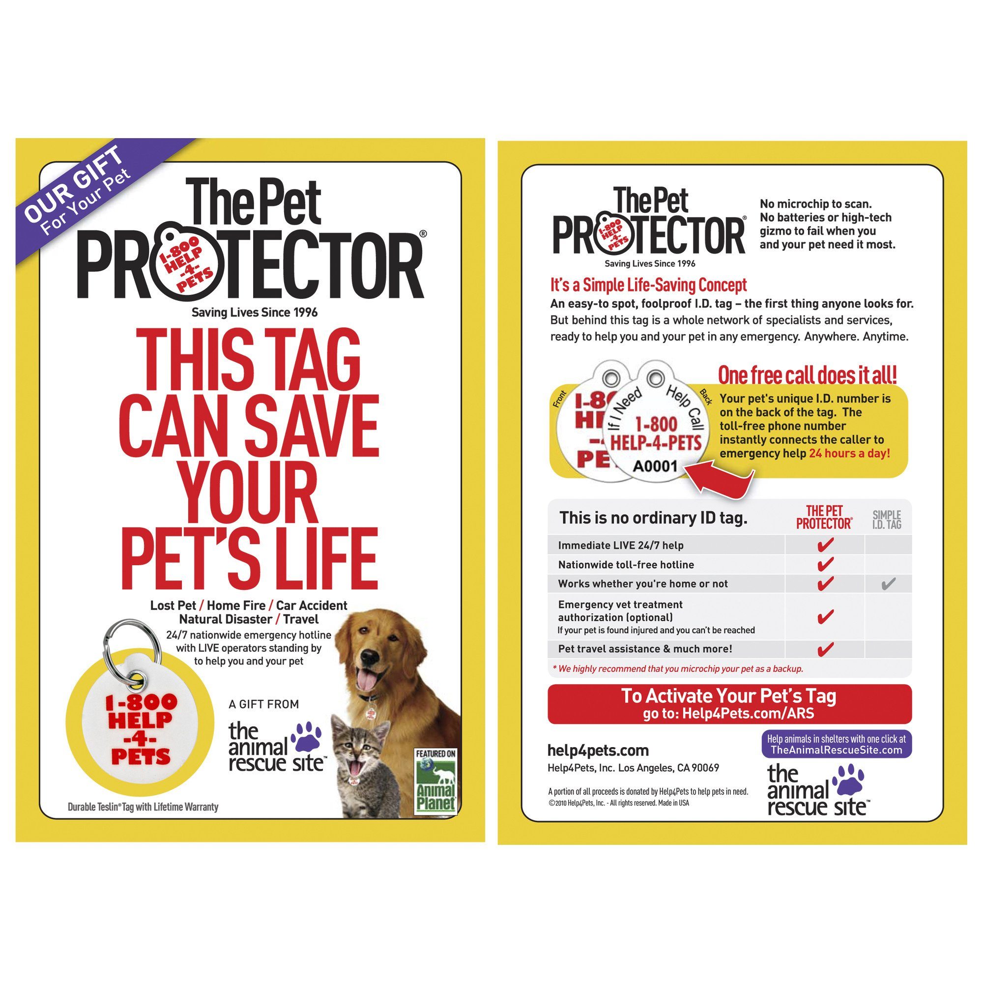 The Pet Protector Membership - One Year