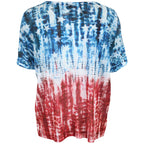 Tie-Dye Patriotic Dolman Top